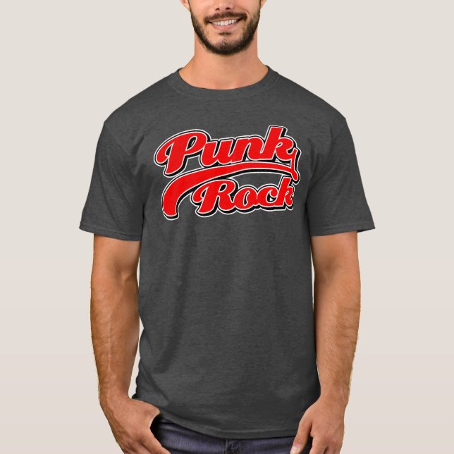Cool Punk Rock Punkrock Music Hardrock Grunge T-Shirt (Front)