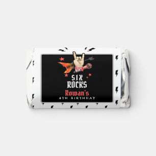Cool Punk Rockstar Any Age Birthday Candy favors