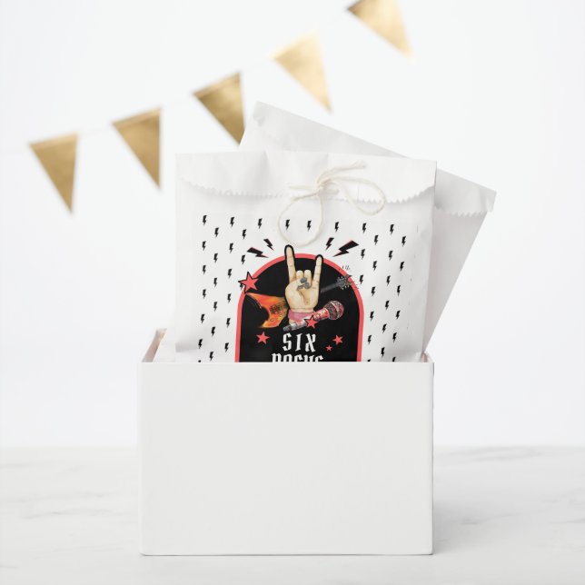 Cool Punk Rockstar Any Age Birthday Favor Bag (Party)