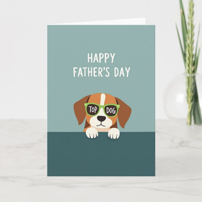 Cool Pup Fathers Day Card (Front)