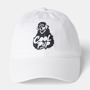 Cool Pup Funny Dog Typography Graphic Hat