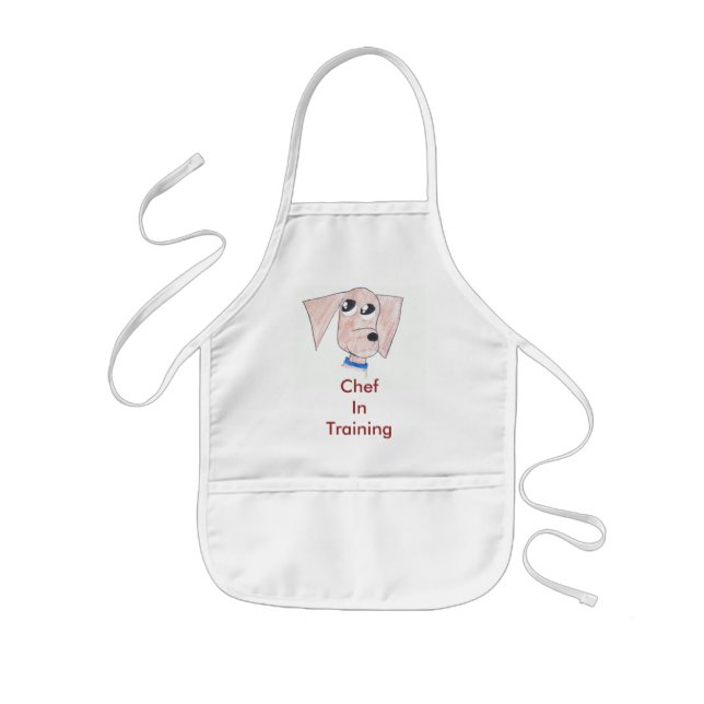 Cool Puppy Chef In Training Kids Apron (Front)