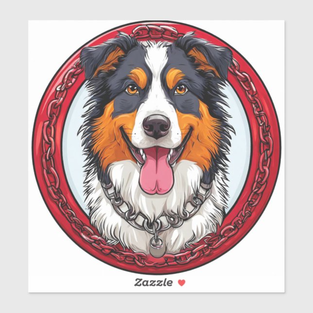 Cool Purebred Dog Sticker (Sheet)