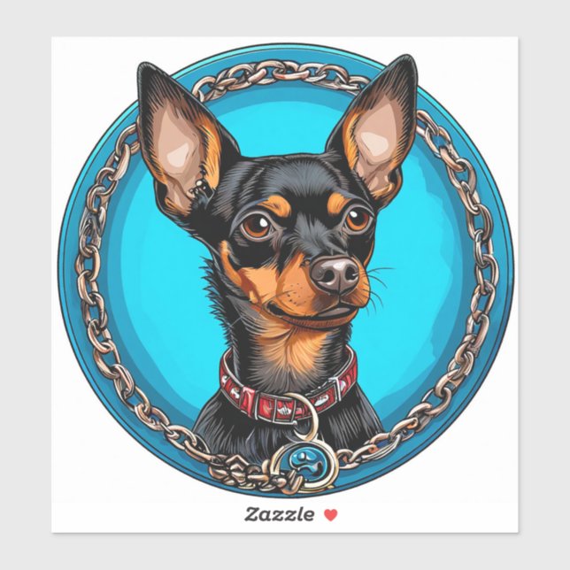 Cool Purebred Dog Sticker (Sheet)
