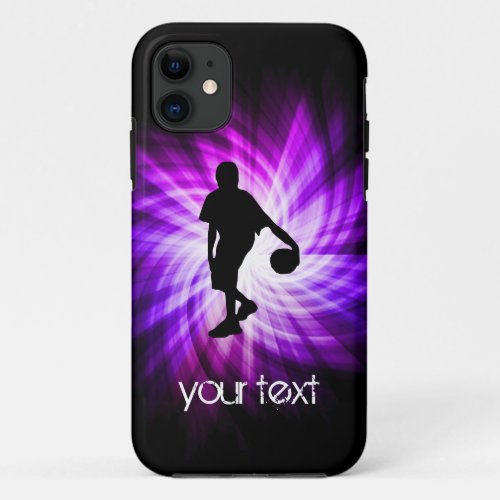 Cool Purple Basketball iPhone 11 Case