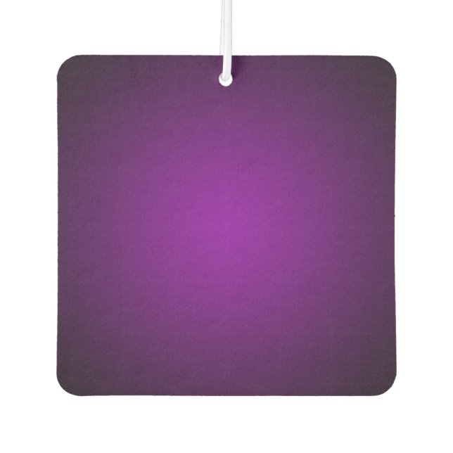 Cool Purple-Black Grainy Vignette Air Freshener (Front)