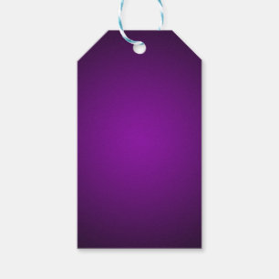 Cool Purple-Black Grainy Vignette Gift Tags