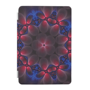 Cool Purple Digital Fractal Art iPad Mini Cover