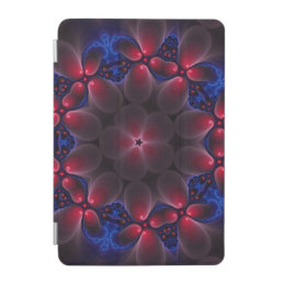Cool Purple Digital Fractal Art iPad Mini Cover