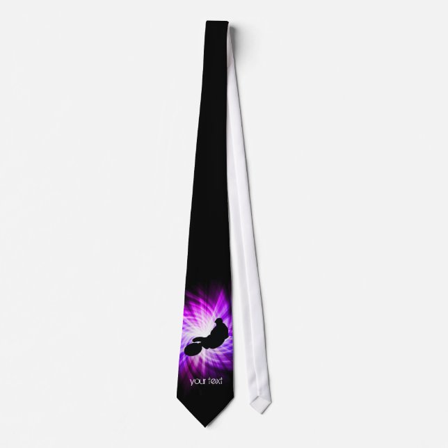 Cool Purple Dirt Bike Tie (Front)