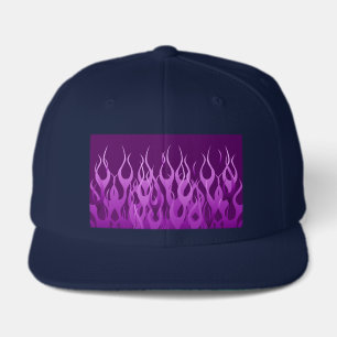Cool Purple Racing Flames Visor