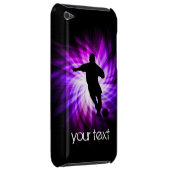 Cool Purple Soccer iPod Touch Case-Mate Case (Back/Right)