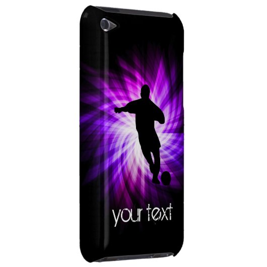 Cool Purple Soccer iPod Touch Case-Mate Case (Back/Right)