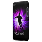 Cool Purple Soccer iPod Touch Case-Mate Case (Back Left)