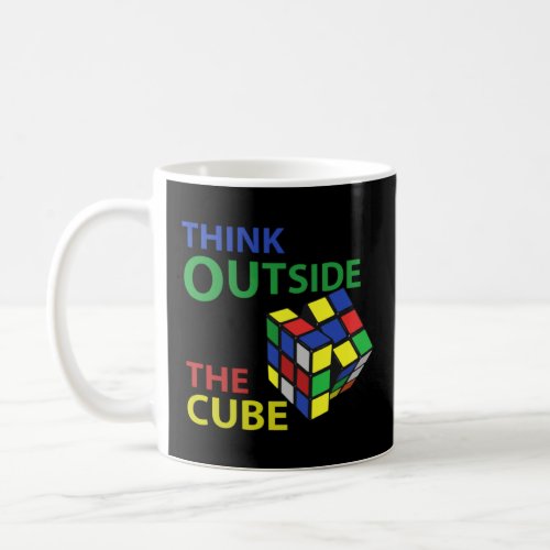 Cool Puzzle Problem Solving Colorful Cube  for Ner Coffee Mug