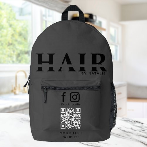 Cool QR Code Hairstylist Cosmetology Professional