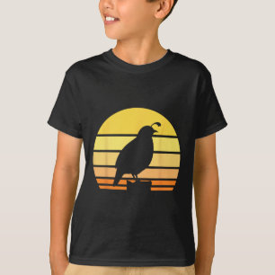 Cool Quail Art Men Women Bird Hunter Quail Upland  T-Shirt