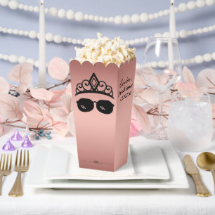 Cool Queen Tiara Princess Birthday Bridal Shower Favor Boxes