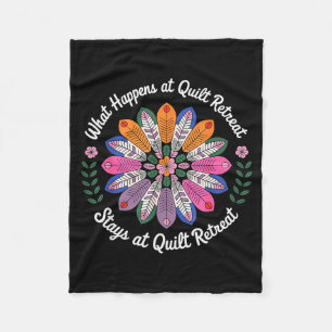 Cool Quilting Art For Men Women Sewing Quilt Lover Fleece Blanket
