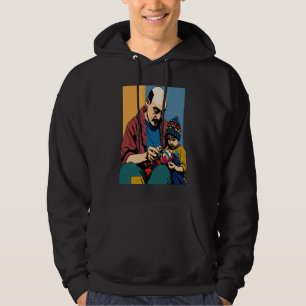 Cool Quilting Dad Pop Crocheter Dad 1 Hoodie