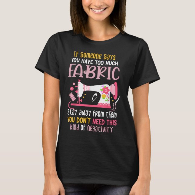 Cool Quilting Design For Women Grandma Quilt Sewin T-Shirt (Front)