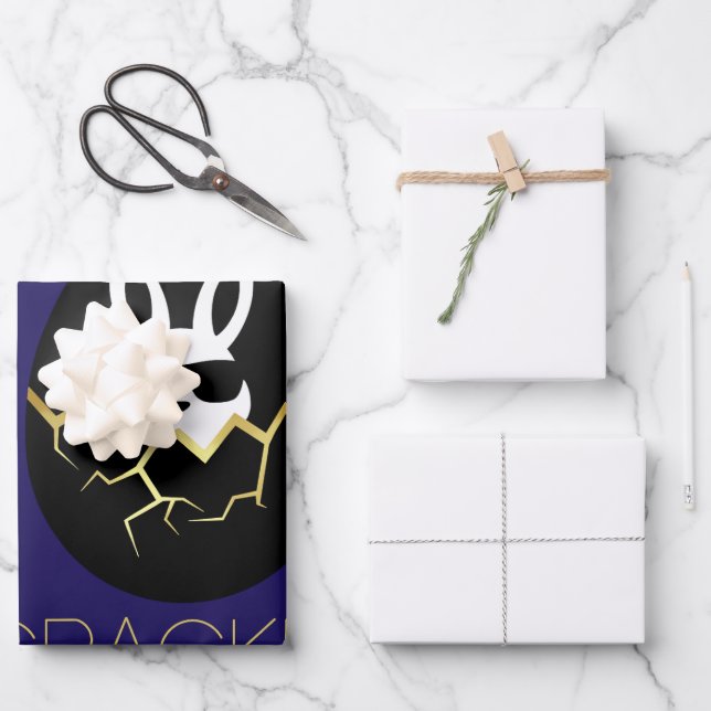 Cool Rabbit Sunglasses Funny Easter Bunny Quote  Wrapping Paper Sheets (Front)