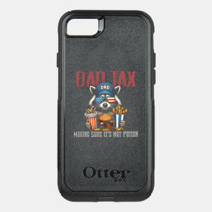 Cool Raccoon Dad Tax Retro Sunset OtterBox Commuter iPhone SE/8/7 Case