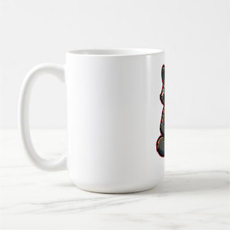 Cool Raccoon Drinking Oat Milk Iced Coffee Mug