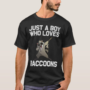 Cool Raccoon For Boys Kids Trash Panda Animal Wil T-Shirt