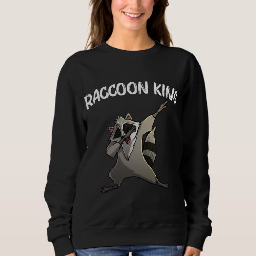 Cool Raccoon For Men Dad Trash Panda Animal Lover  Sweatshirt