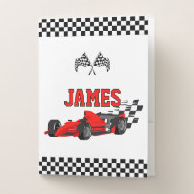 Cool Race Car Boy Custom Name Personalized