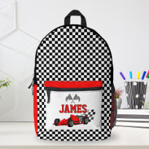  Cool Race Car Boy Custom Name Personalized