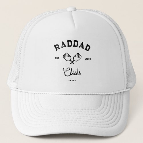 COOL RAD DAD CLUB PICKLEBALL FATHERS DAY  TRUCKER HAT