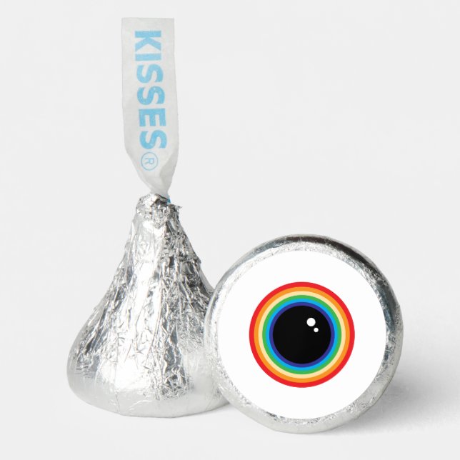 Cool Rainbow Eyeball Hershey®'s Kisses® (Front)