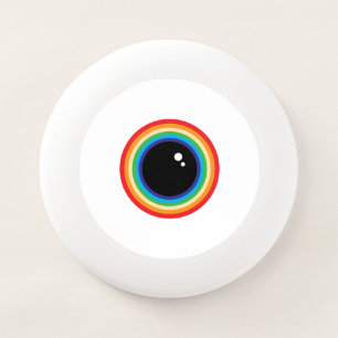 Cool Rainbow Eyeball Wham-O Frisbee