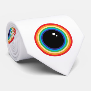 Cool Rainbow Eyes Neck Tie