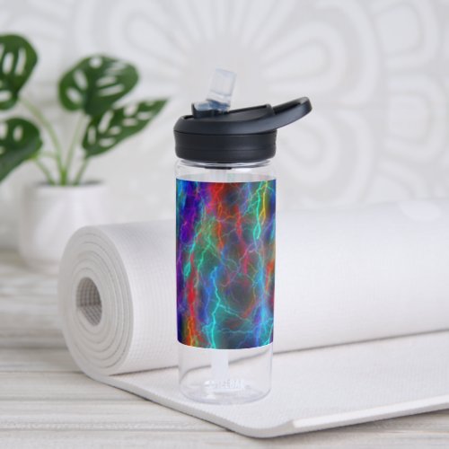 Cool Rainbow Lightning Water Bottle