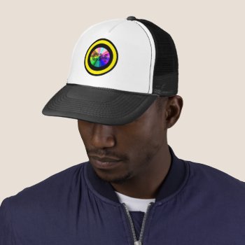 Cool Rainbow Of Colors Trucker Hat by anuradesignstudio at Zazzle