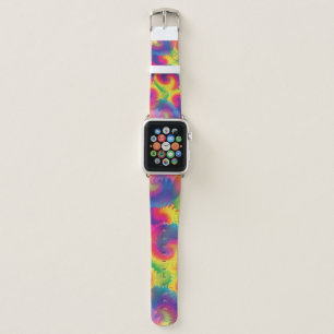 Cool Rainbow Tie Dye Pattern Apple Watch Band