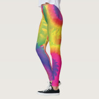 The Peach Lift™  Tie Dye - Honeycomb Leggings