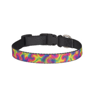 Cool Rainbow Tie Dye Pattern Pet Collar