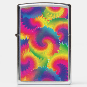 Cool Rainbow Tie Dye Pattern Zippo Lighter
