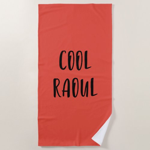 Cool Raoul Beach Towel