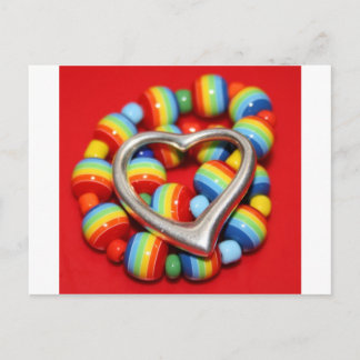 Cool Rasta Beads Design Postcard