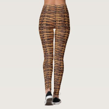 Cool Rattan Design Leggings by HappyGabby at Zazzle