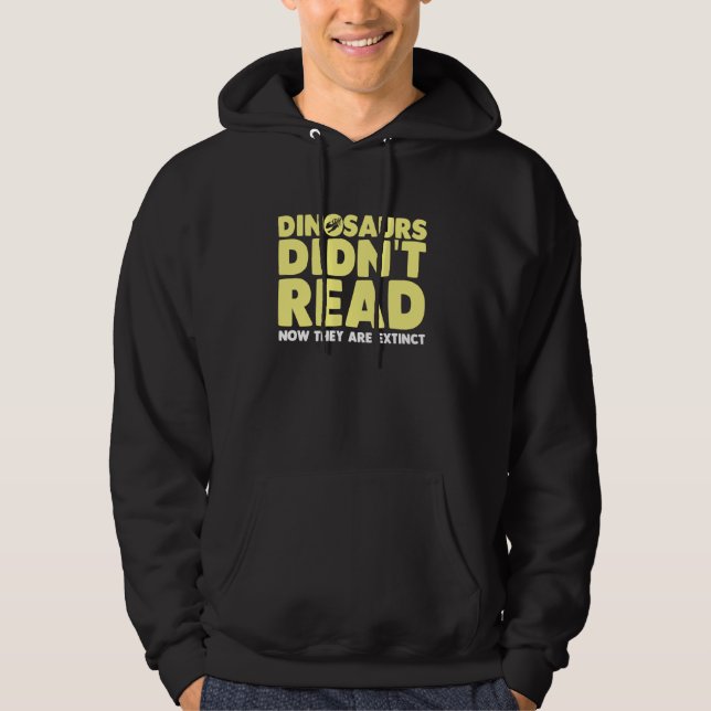 Cool Reading For Men Women Abibliophobia Read Libr Hoodie (Front)