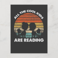 Cool Reading Kids Book Lover Children Bookworm