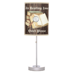 cool reading lovers add text table lamp