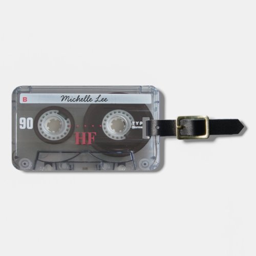 Cool real cassette tape lugguage tags