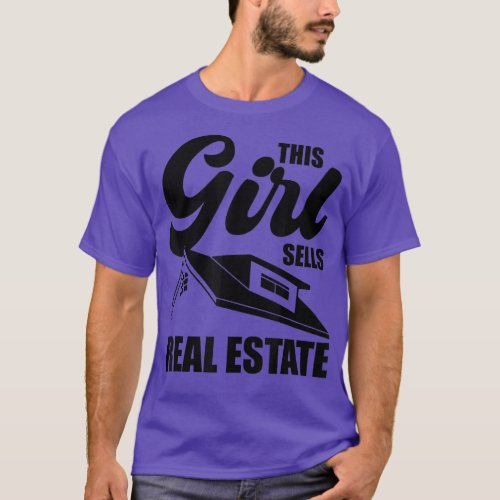 Cool Real Estate Agent Art Women Girls Realtor Ren T_Shirt